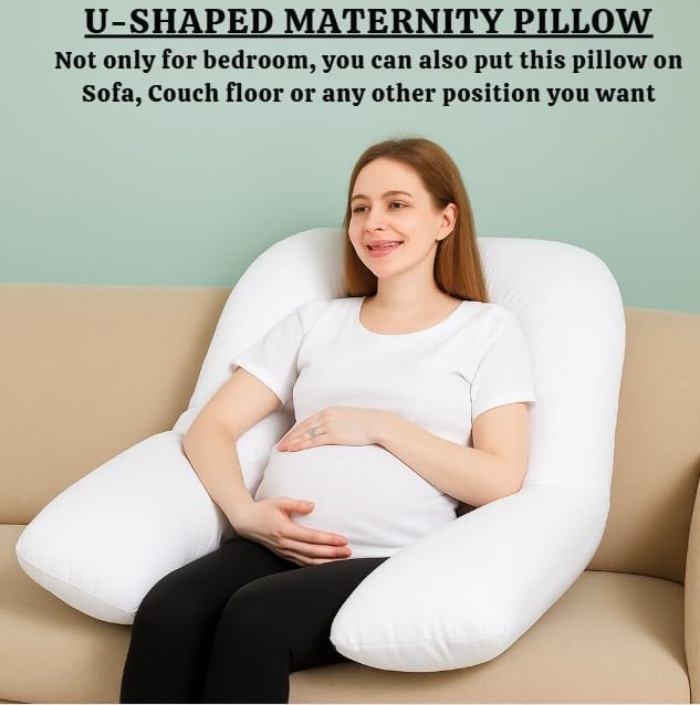 U Shape Body Pillow 12ft & 9ft – Pregnancy & Full Body Support Pillow | Night Zone
