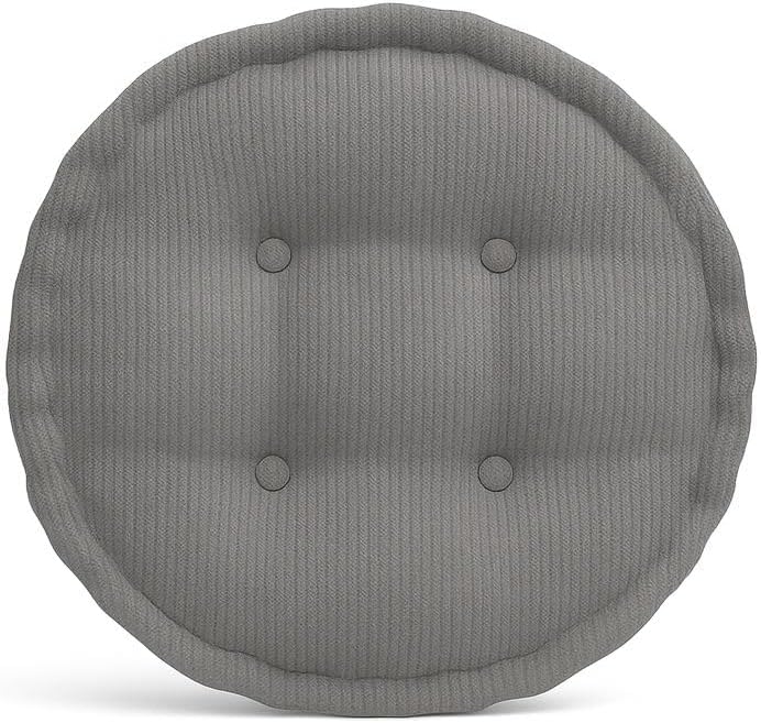 Round Fleece Booster Seat Pad 10cm Thick – Soft Chair Cushion for Extra Comfort | Night Zone