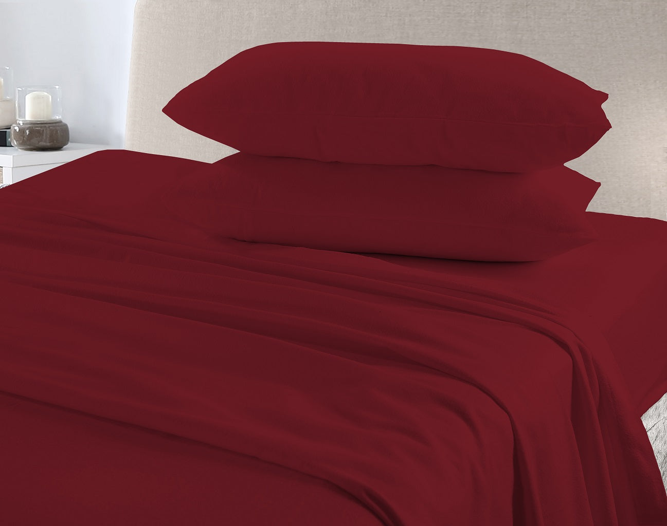 Flannelette Sheet Set – 100% Brushed Cotton Soft Warm Bedding | Night Zone