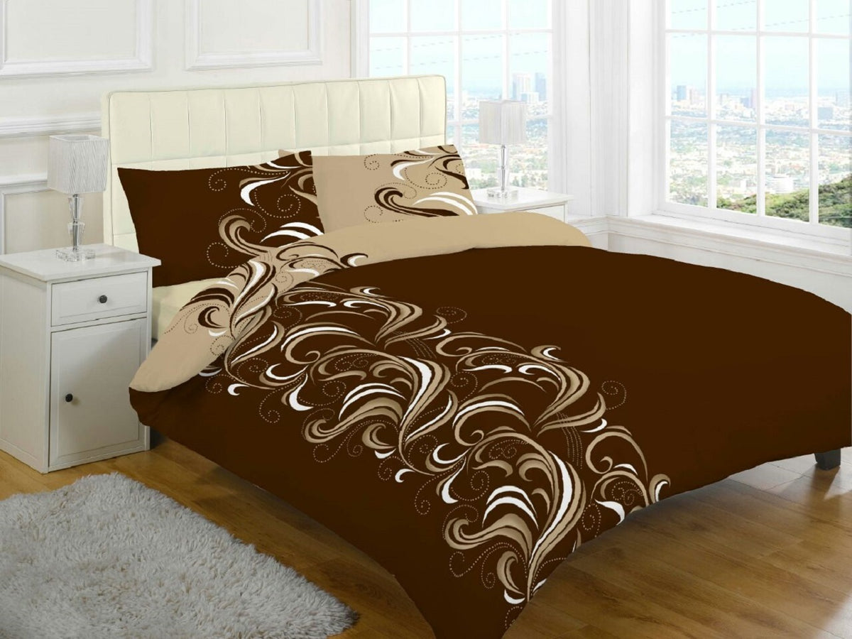 Jacob Printed Polycotton Duvet Cover Set – Soft Easy Care Bedding | Night Zone