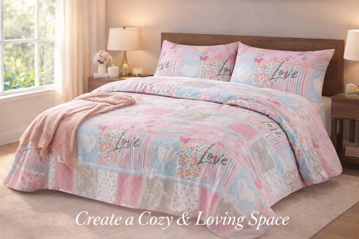 Lux Printed Microfibre Duvet Cover Set – Soft Easy Care Bedding | Night Zone