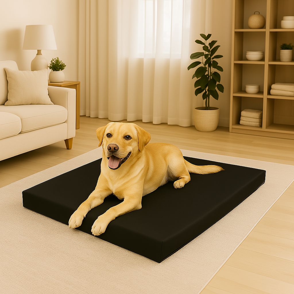Waterproof Pet Mat for Dogs & Cats – Washable Polyester Crate Bed Mat | Night Zone
