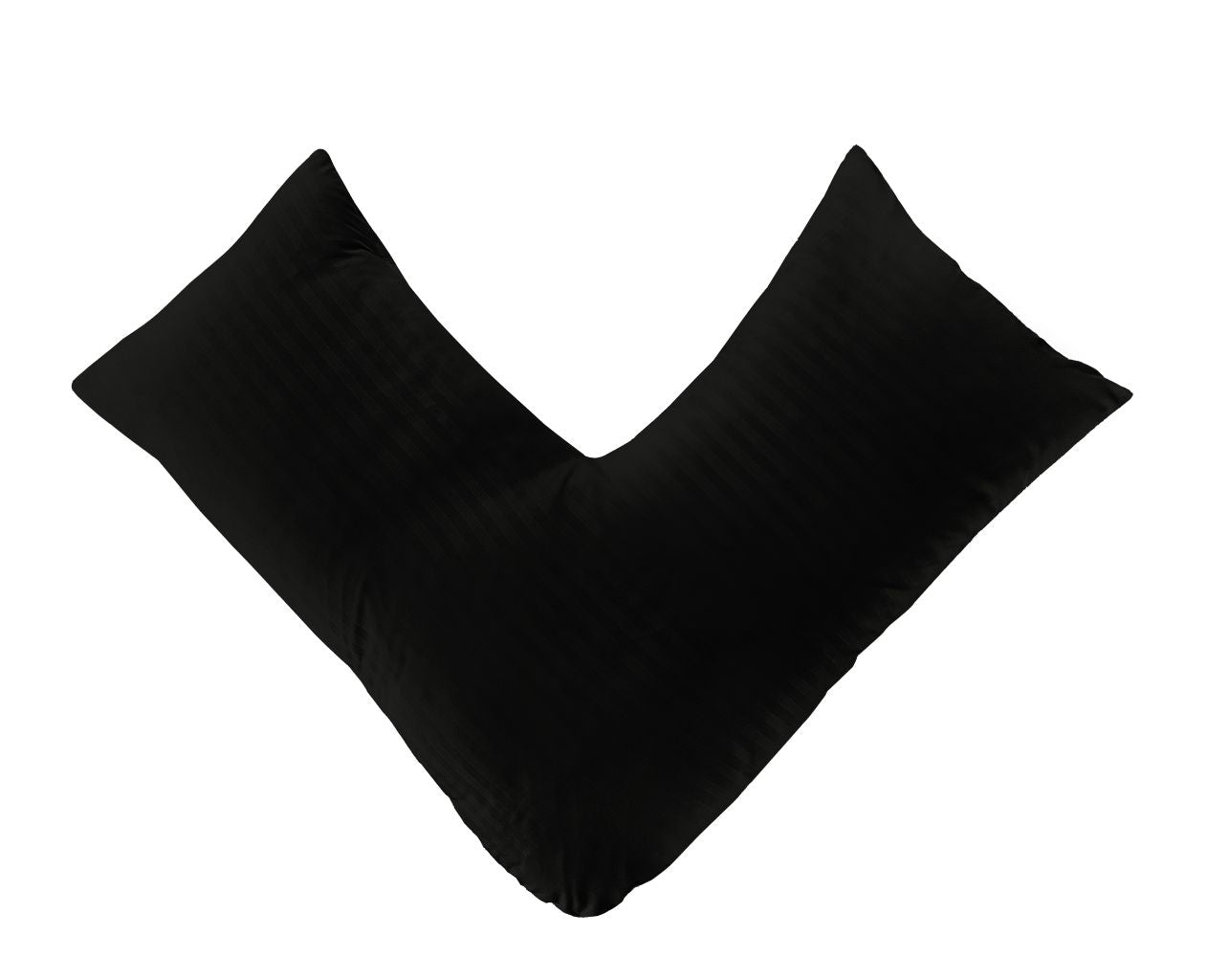 Brushed Microfibre Embossed Stripe Orthopaedic V Shaped Pillow with Case or V Pillow Case Only | Night Zone