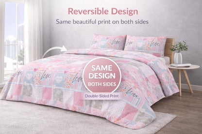 Lux Printed Microfibre Duvet Cover Set – Soft Easy Care Bedding | Night Zone