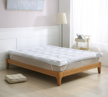 10cm Thick Hotel Quality Microfibre Mattress Topper – Deep Filled Comfort | Night Zone