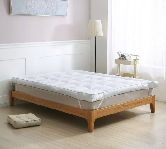 10cm Thick Hotel Quality Microfibre Mattress Topper – Deep Filled Comfort | Night Zone