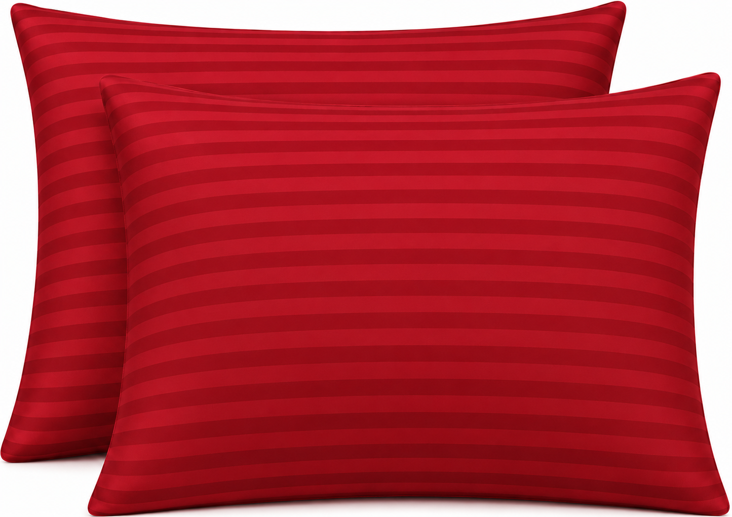 250 Thread Count Stripe Pillowcase Set – 100% Cotton Hotel Quality Bedding | Night Zone