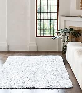 Cuddle Fluffy Shaggy Rug – Soft Long Pile Non-Slip Bedroom Carpet | Night Zone