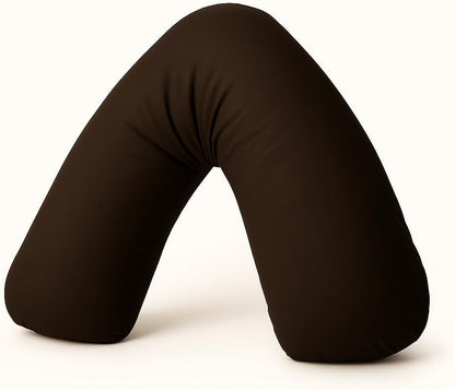Easy Care Polycotton Orthopaedic V Shaped Pillow with Case or V Pillowcase Only | Night Zone