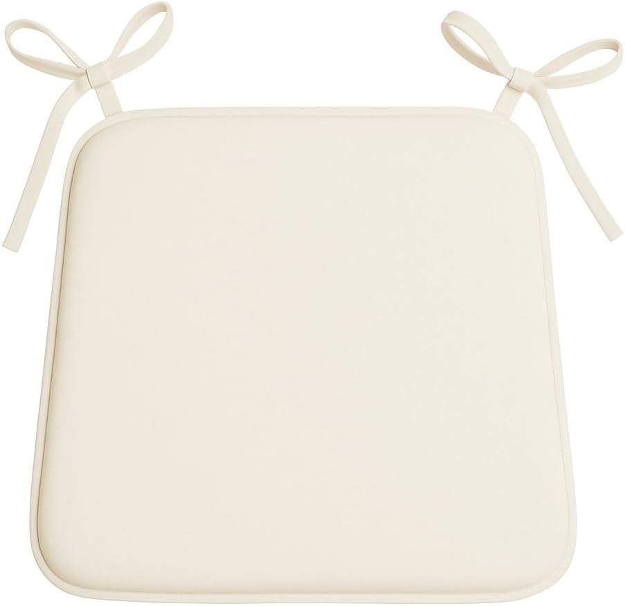 Multicolour Square Chair Seat Pads 38x38cm – 3cm Thick Cushions with Ties | Night Zone