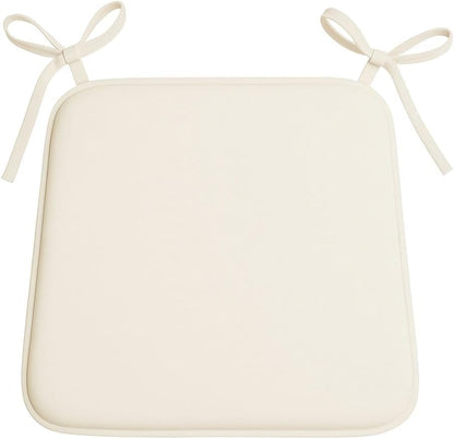 Multicolour Square Chair Seat Pads 38x38cm – 3cm Thick Cushions with Ties | Night Zone
