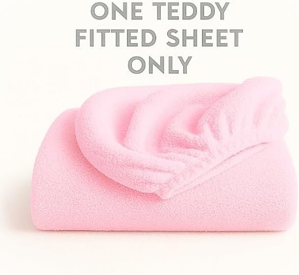 Teddy Fleece Fitted Sheet 30cm Deep – Extra Deep Teddy Bear Bedding | Night Zone
