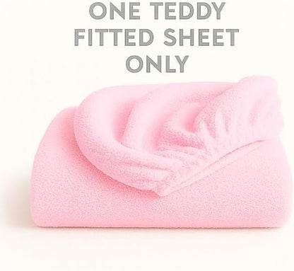 Teddy Fleece Fitted Sheet 30cm Deep – Extra Deep Teddy Bear Bedding | Night Zone
