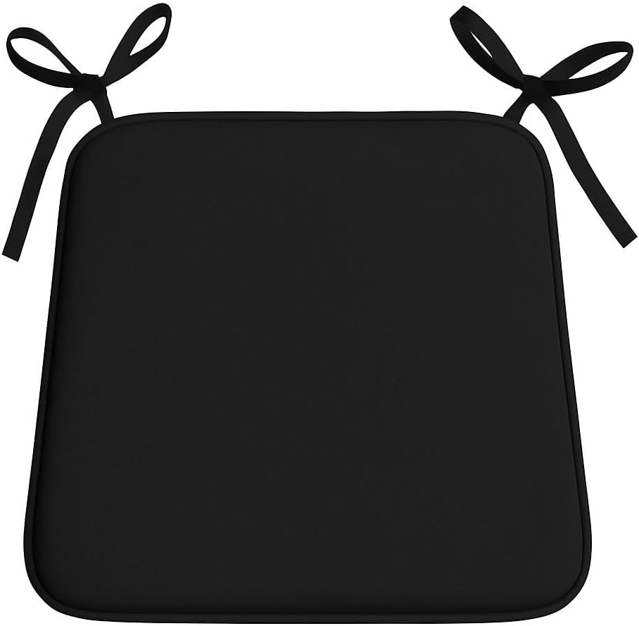 Multicolour Square Chair Seat Pads 38x38cm – 3cm Thick Cushions with Ties | Night Zone