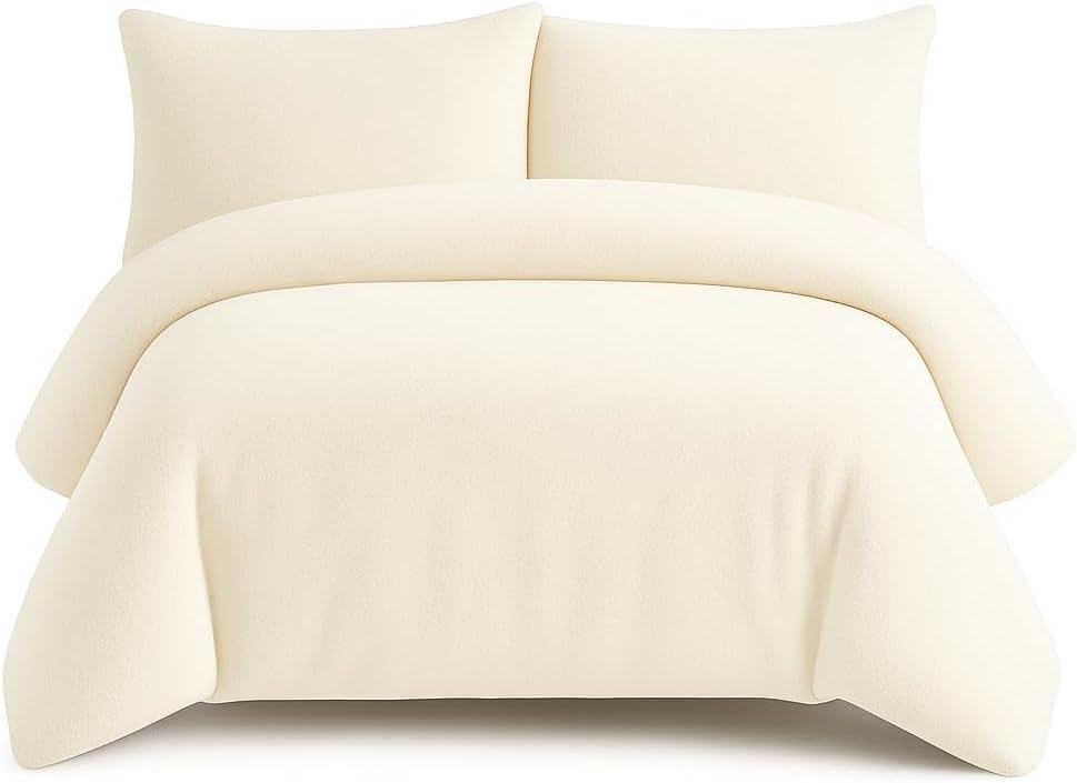 Teddy Fleece Duvet Cover Set – Soft Warm Teddy Bear Bedding | Night Zone
