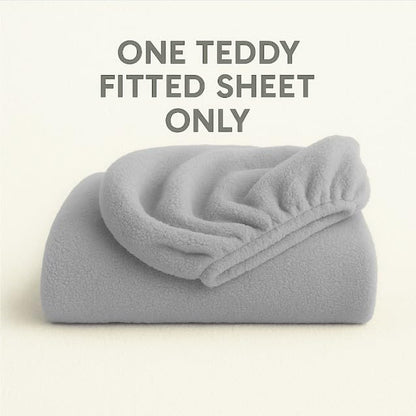 Teddy Fleece Fitted Sheet 30cm Deep – Extra Deep Teddy Bear Bedding | Night Zone