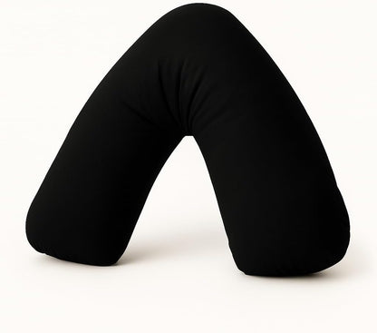 Easy Care Polycotton Orthopaedic V Shaped Pillow with Case or V Pillowcase Only | Night Zone