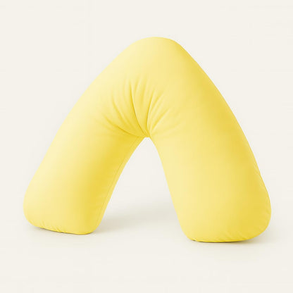 Easy Care Polycotton Orthopaedic V Shaped Pillow with Case or V Pillowcase Only | Night Zone