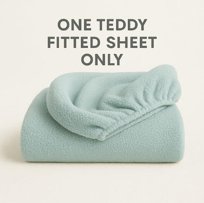 Teddy Fleece Fitted Sheet 30cm Deep – Extra Deep Teddy Bear Bedding | Night Zone