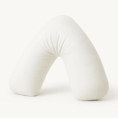 Easy Care Polycotton Orthopaedic V Shaped Pillow with Case or V Pillowcase Only | Night Zone