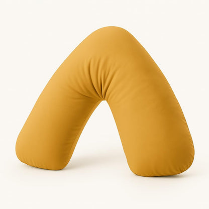 Easy Care Polycotton Orthopaedic V Shaped Pillow with Case or V Pillowcase Only | Night Zone