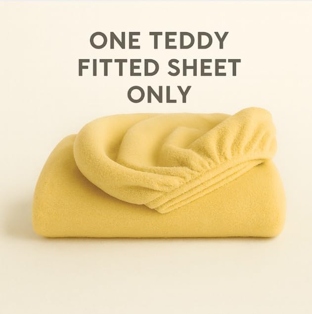 Teddy Fleece Fitted Sheet 30cm Deep – Extra Deep Teddy Bear Bedding | Night Zone