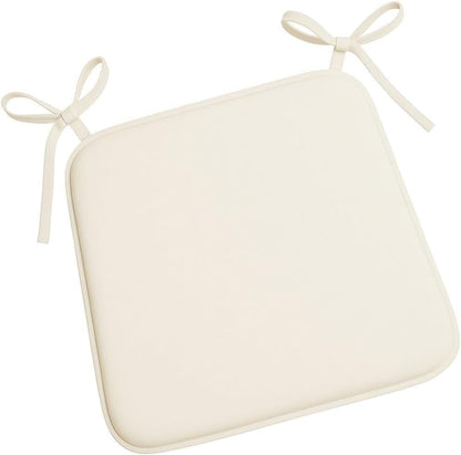 Multicolour Square Chair Seat Pads 38x38cm – 3cm Thick Cushions with Ties | Night Zone