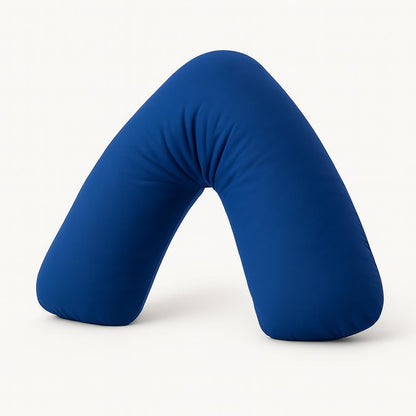Easy Care Polycotton Orthopaedic V Shaped Pillow with Case or V Pillowcase Only | Night Zone