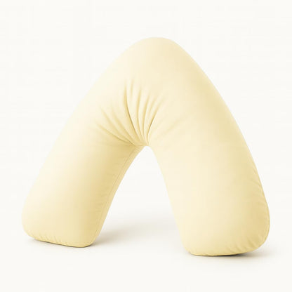 Easy Care Polycotton Orthopaedic V Shaped Pillow with Case or V Pillowcase Only | Night Zone