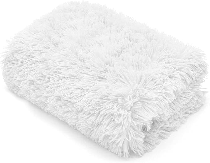 Soft & Snug Faux Fur Throw Blanket with Reversible Sherpa Teddy Fleece | Night Zone