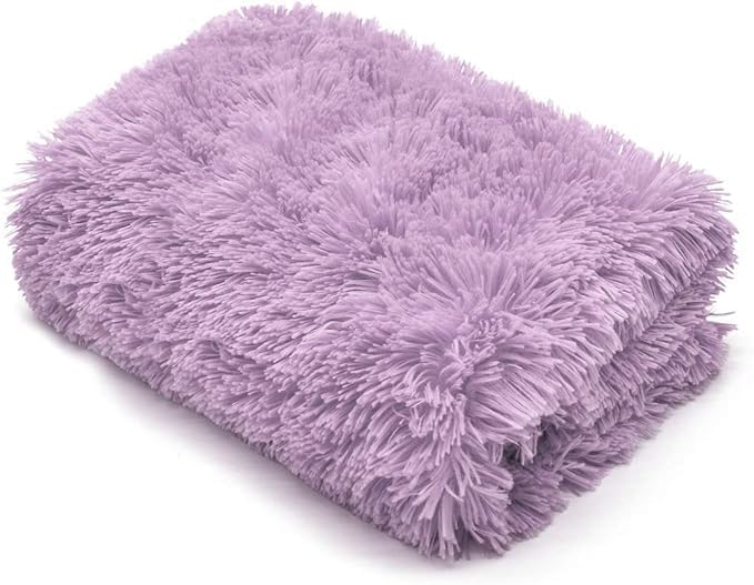 Soft & Snug Faux Fur Throw Blanket with Reversible Sherpa Teddy Fleece | Night Zone