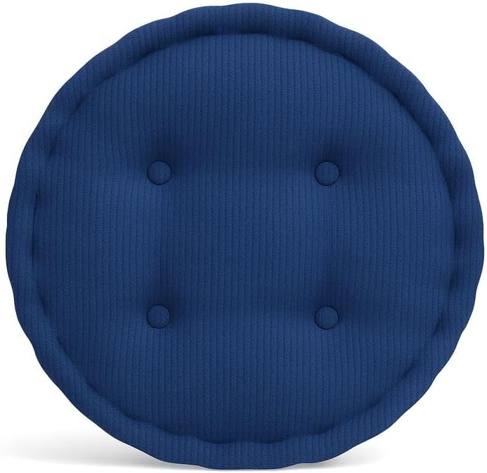 Round Fleece Booster Seat Pad 10cm Thick – Soft Chair Cushion for Extra Comfort | Night Zone