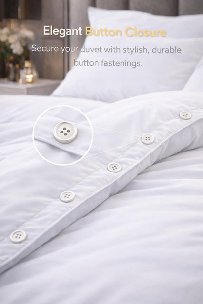 400 Thread Count 100% Egyptian Cotton Duvet Cover Set – Hotel Collection Luxury Bedding | Night Zone