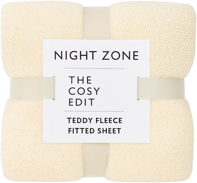 Teddy Fleece Fitted Sheet 30cm Deep – Extra Deep Teddy Bear Bedding | Night Zone