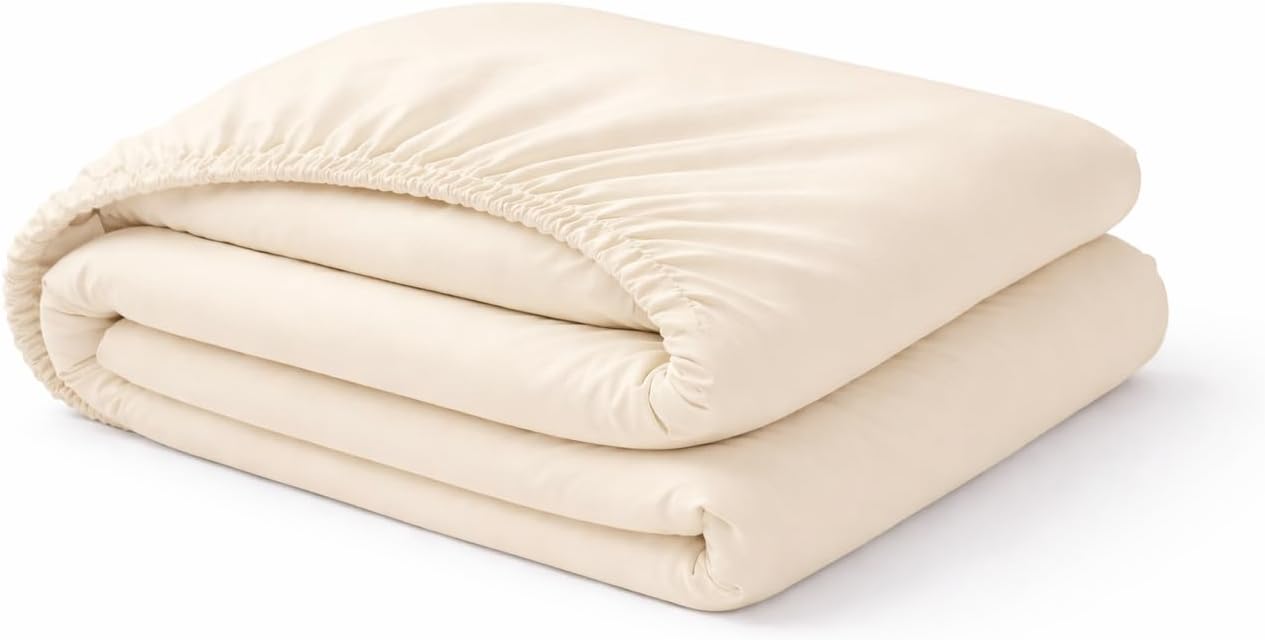 Microfibre Fitted Sheet 25cm Deep – Soft Easy Care Bedding | Night Zone