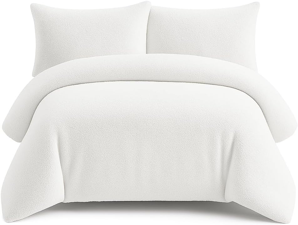 Teddy Fleece Duvet Cover Set – Soft Warm Teddy Bear Bedding | Night Zone