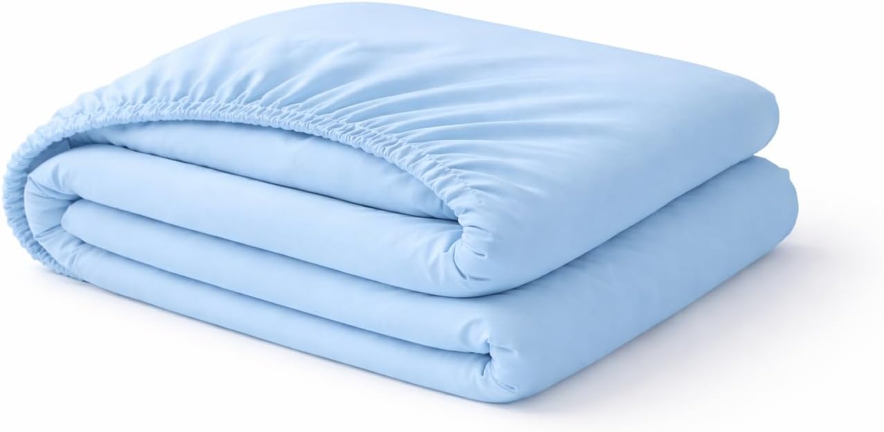 Microfibre Fitted Sheet 25cm Deep – Soft Easy Care Bedding | Night Zone