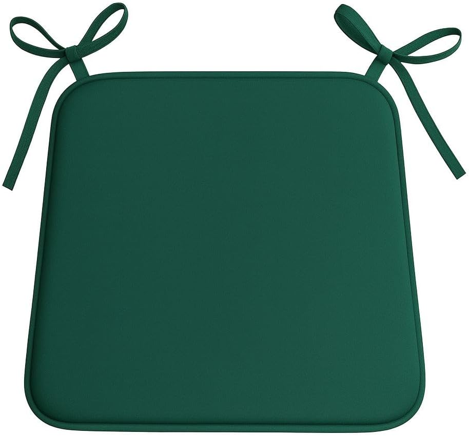 Multicolour Square Chair Seat Pads 38x38cm – 3cm Thick Cushions with Ties | Night Zone