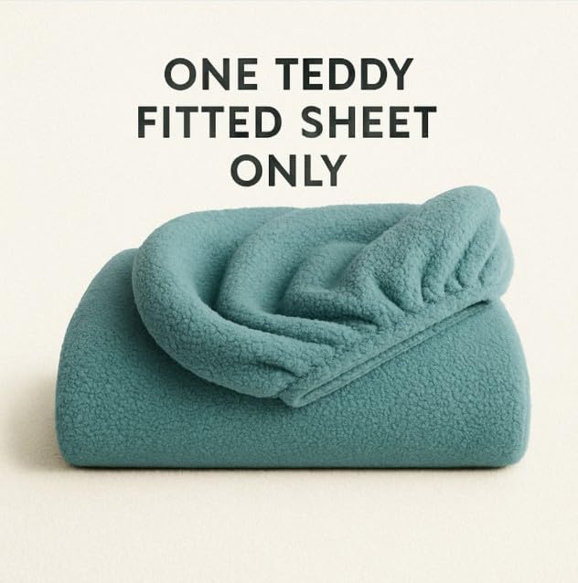 Teddy Fleece Fitted Sheet 30cm Deep – Extra Deep Teddy Bear Bedding | Night Zone