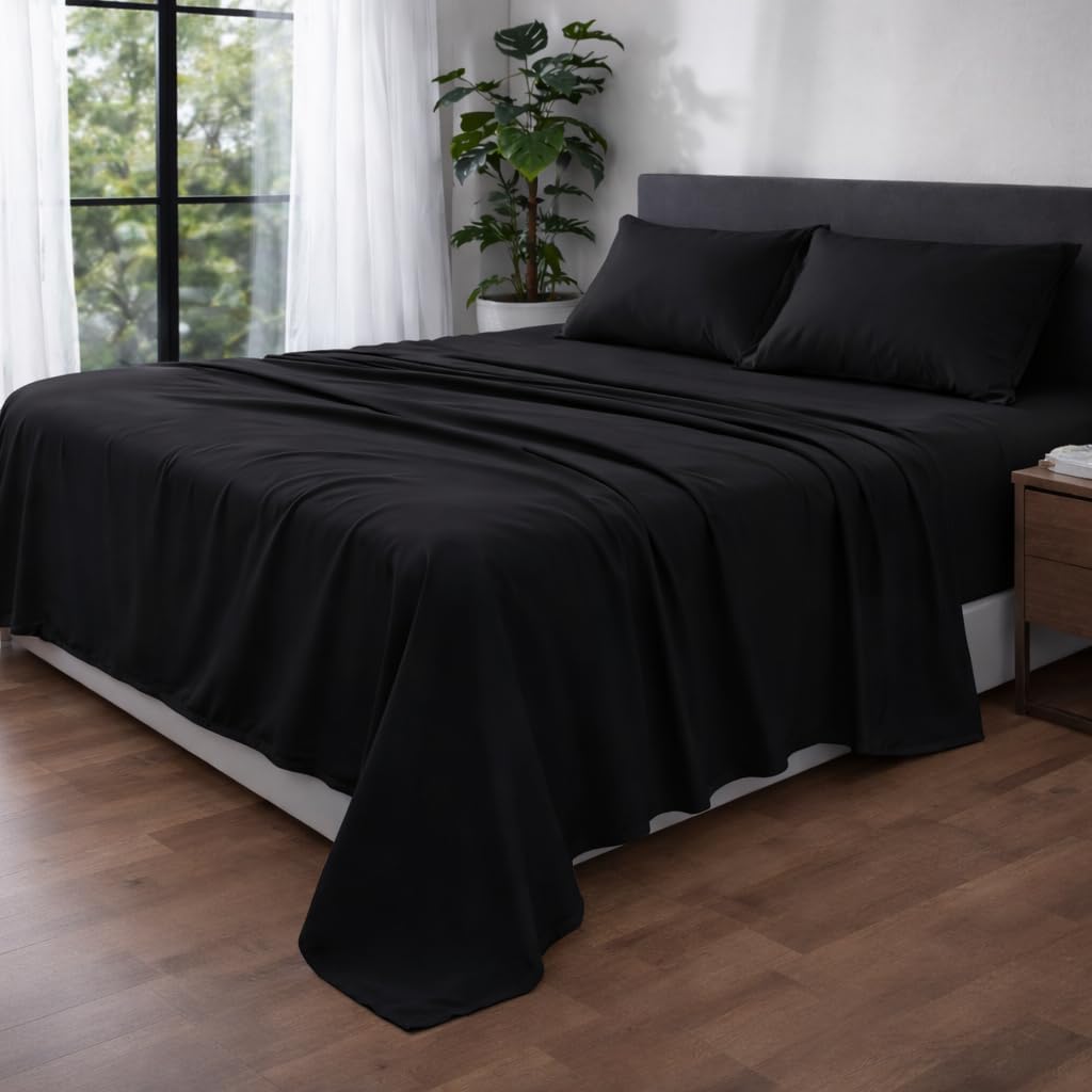 Microfibre Flat Sheet – Ultra Soft Breathable Easy Care Durable Bed Sheet | Night Zone