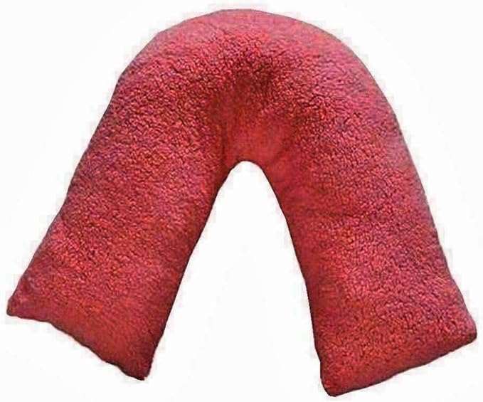 Teddy Bear Fleece V Shaped Pillow with Case or V Pillowcase Only – Soft Support Cushion | Night Zone