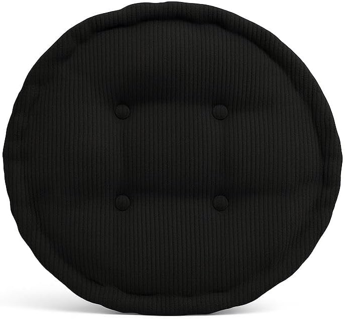 Round Fleece Booster Seat Pad 10cm Thick – Soft Chair Cushion for Extra Comfort | Night Zone