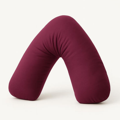 Easy Care Polycotton Orthopaedic V Shaped Pillow with Case or V Pillowcase Only | Night Zone