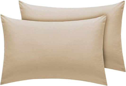 Microfibre Pillow Cases Pair – Soft Touch Hypoallergenic Bedding | Night Zone