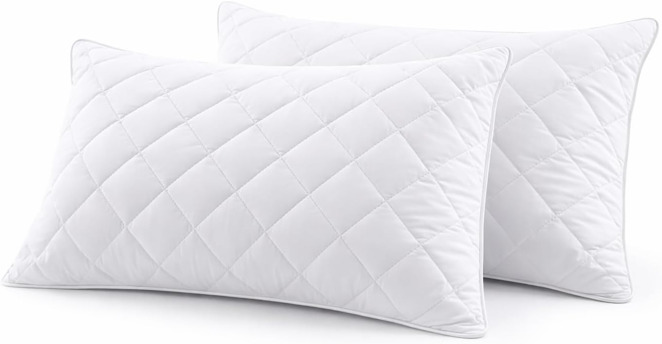 Quilted Pillows – Soft Hollow Fibre Hotel Quality Pillows | Night Zone