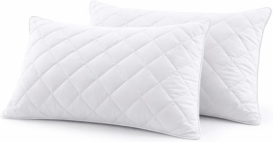 Quilted Pillows – Soft Hollow Fibre Hotel Quality Pillows | Night Zone