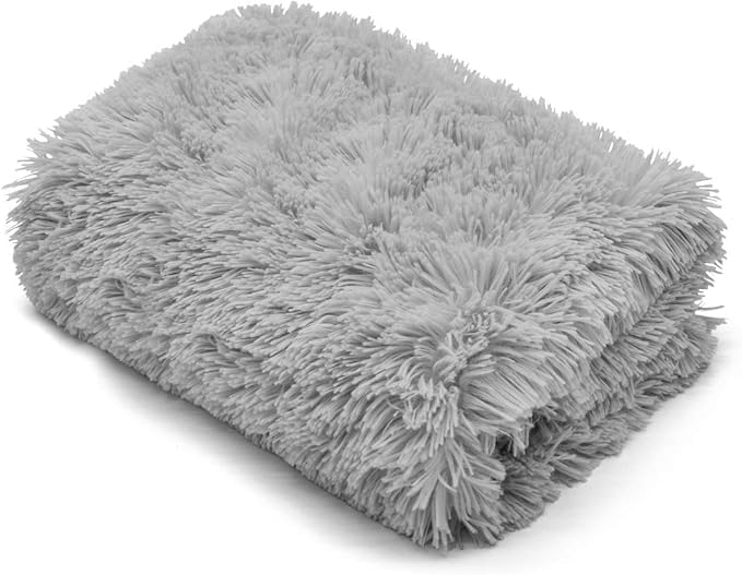 Soft & Snug Faux Fur Throw Blanket with Reversible Sherpa Teddy Fleece | Night Zone