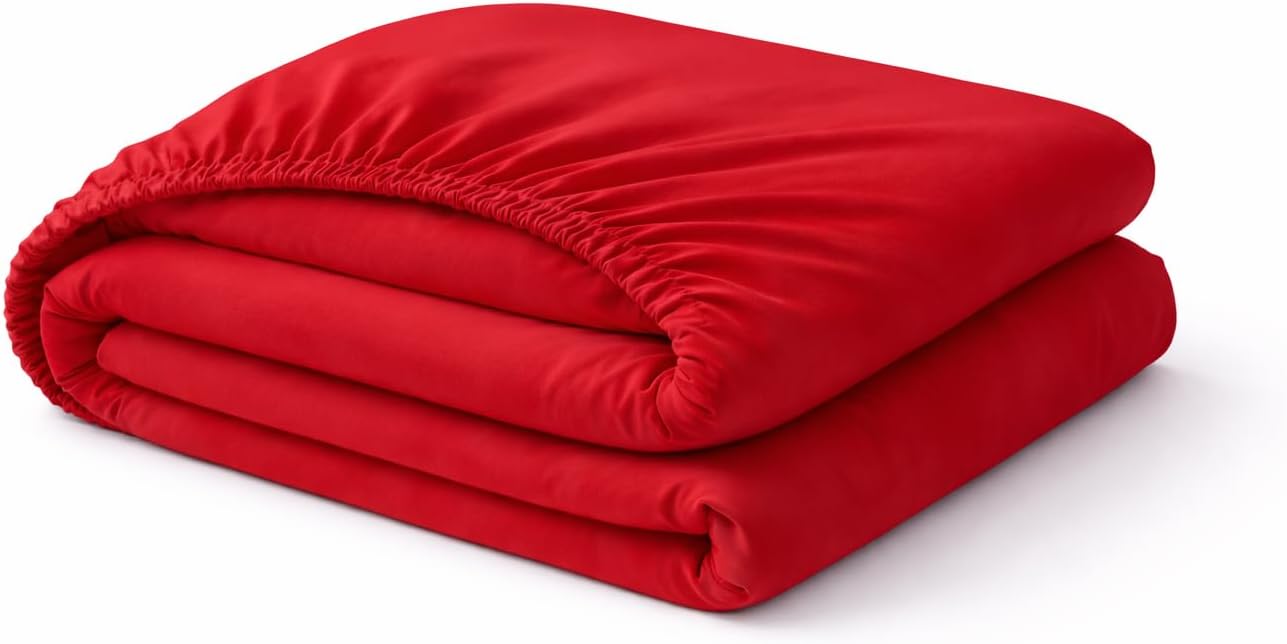 Microfibre Fitted Sheet 25cm Deep – Soft Easy Care Bedding | Night Zone