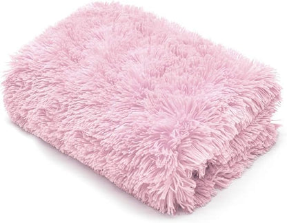 Soft & Snug Faux Fur Throw Blanket with Reversible Sherpa Teddy Fleece | Night Zone