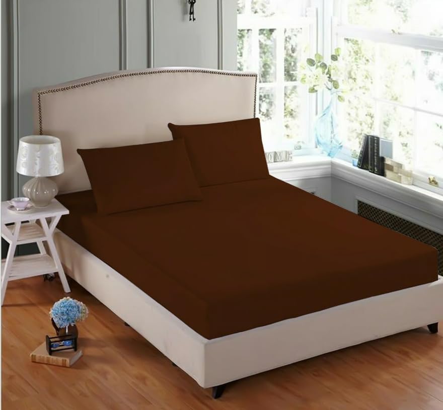 200 Thread Count Egyptian Cotton Extra Deep Fitted Sheet 40cm – Luxury Bedding | Night Zone